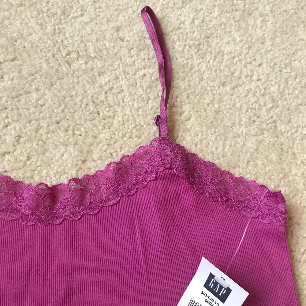 NWT Gap Lace-Trim Camisole - Picture 3 of 5